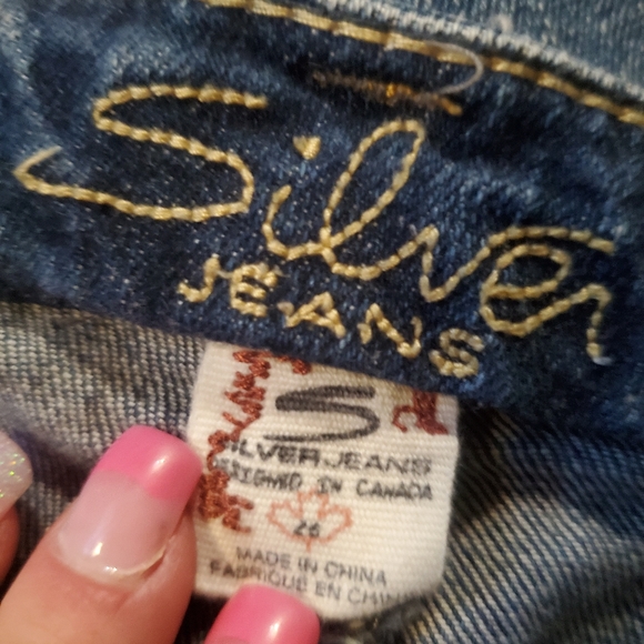 Size 26 Silver Capri - Picture 5 of 6